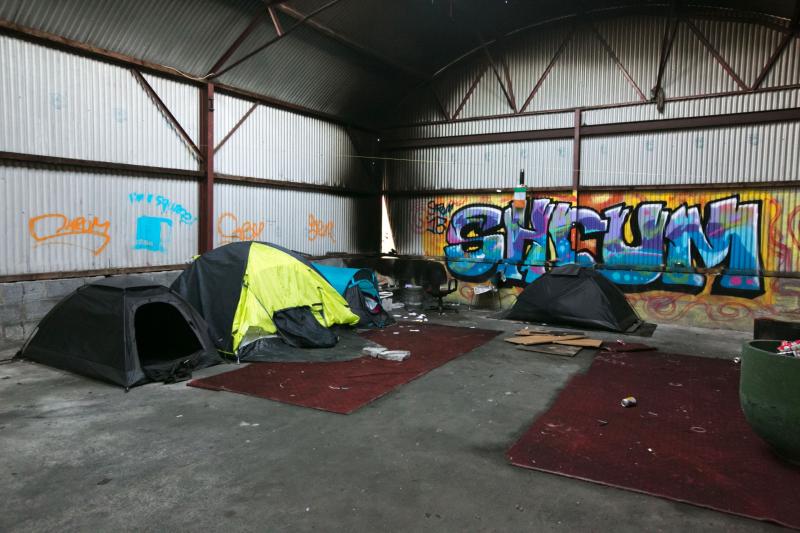 Homeless man speaks from makeshift camp in Limerick