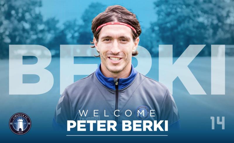 Limerick FC confirm Hungarian striker Peter Berki signing