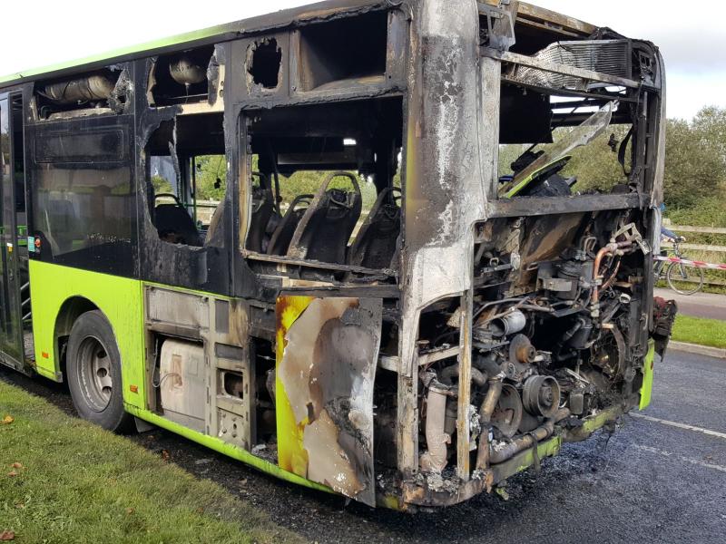 Passengers have lucky escape as bus catches fire in Limerick