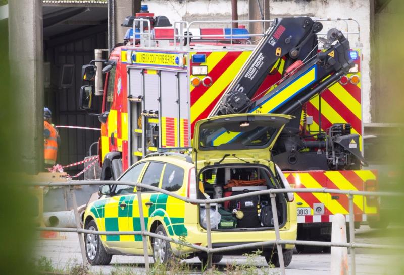 Emergency services attended Irish Cement in Limerick this Tuesday