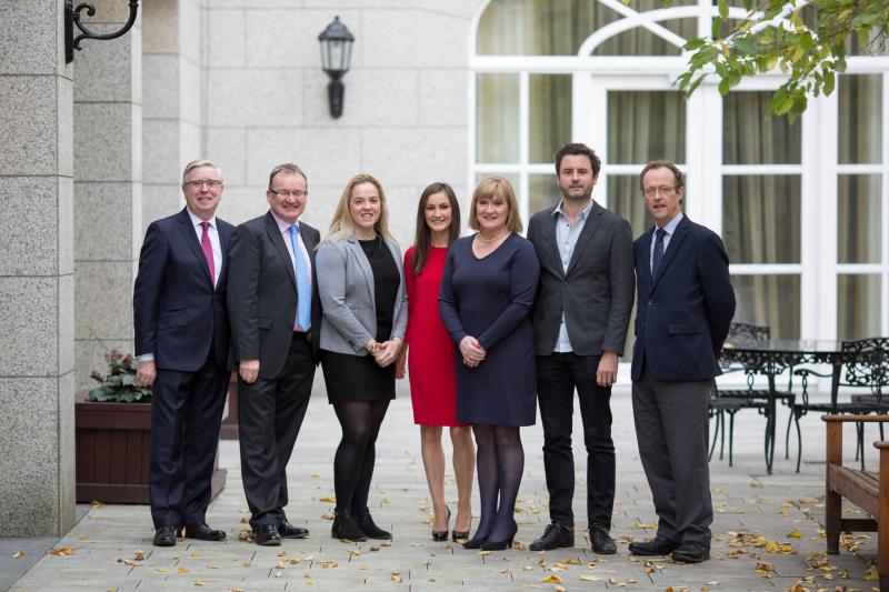 Capital Limerick: Pat Cox, Jim Power, Niamh Briggs, Clair Hayes, Cathy Halloran, Paul Quigley and Joe Little Picture: Sean Curtin