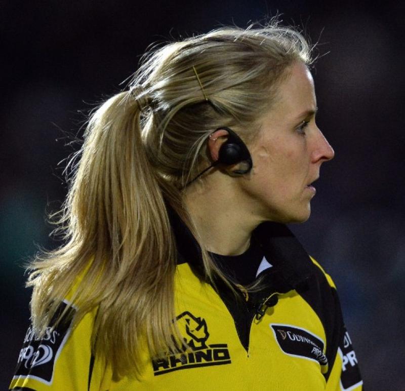Limerick rugby referee Joy Neville