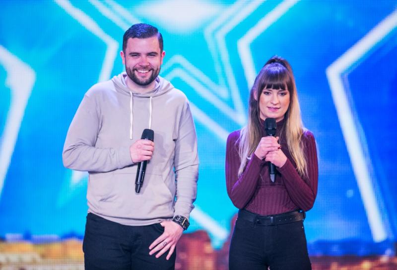 Limerick rappers Chris and Maria are hoping to impress the judges, as is mime artist Benoit Vibes, below