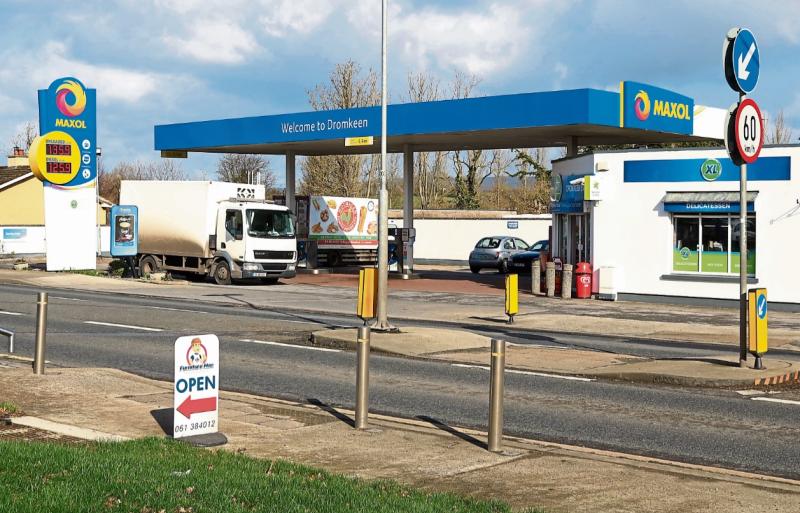 The Maxol petrol station in Dromkeen Picture: Michael Cowhey
