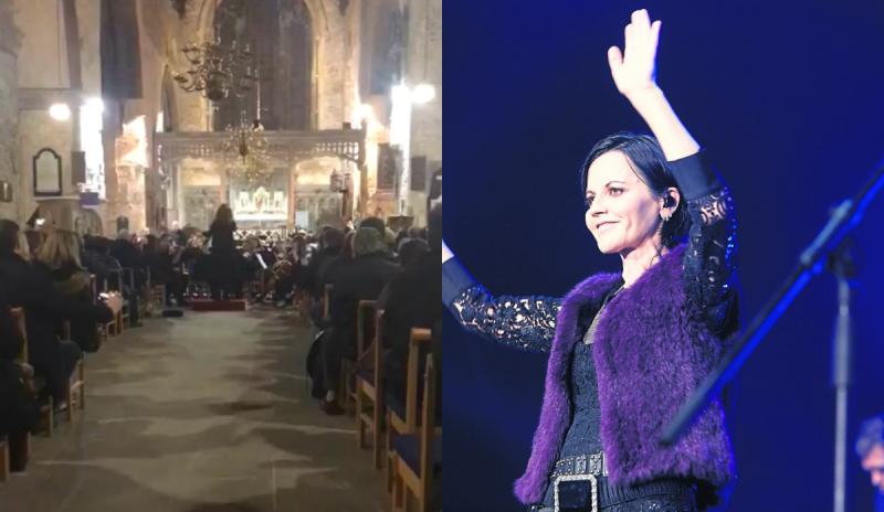 Limerick School of Music's senior orchestra performing Zombie as a tribute to Dolores O'Riordan at St Mary's Cathedral