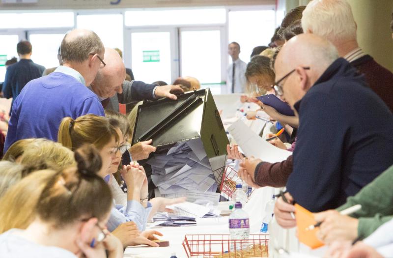 The referendum count is taking place in Limerick Racecourse this Saturday
