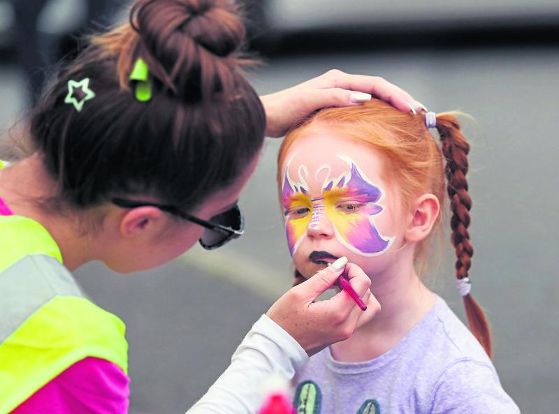 Shannon O’Brien gets her face painted at last year's Milford Harvest Fair Picture: Keith Wiseman