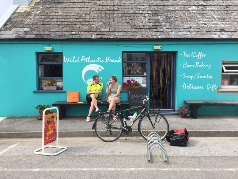 Cian McCormack is on his bike again for Morning Ireland