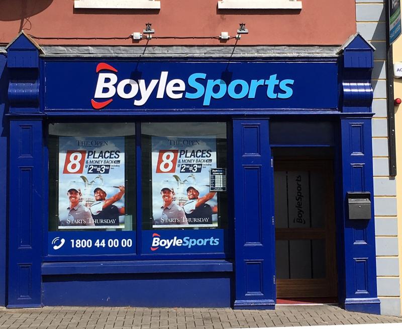 The incident occurred at Boylesports bookmaker in Patrickswell at 6.30pm on Sunday Picture: Press 22