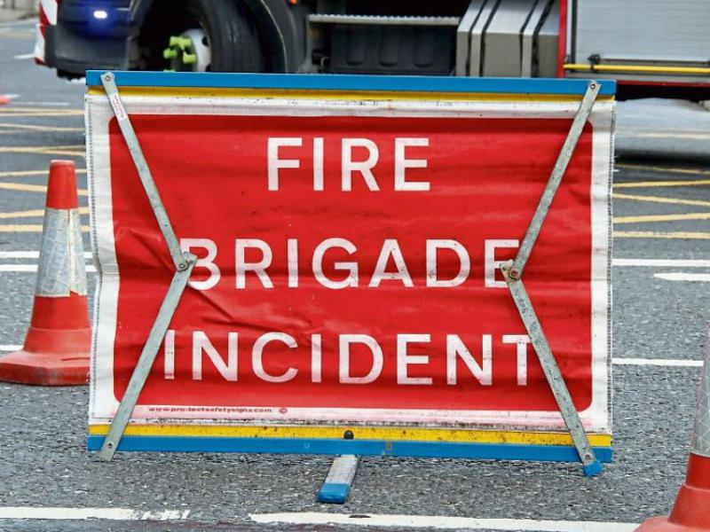 Fleet of emergency services attend double-vehicle crash in Limerick city