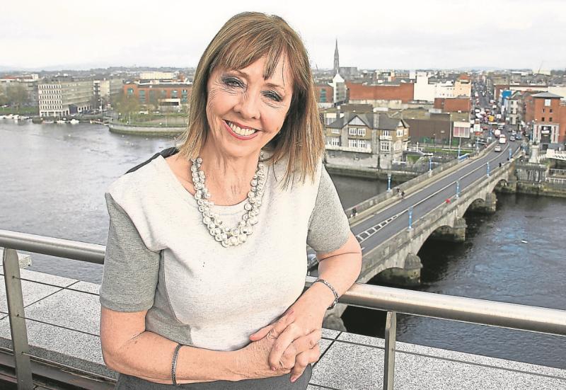 Presidential bid: Pieta House founder Joan Freeman was in Limerick on her campaign Picture: Adrian Butler