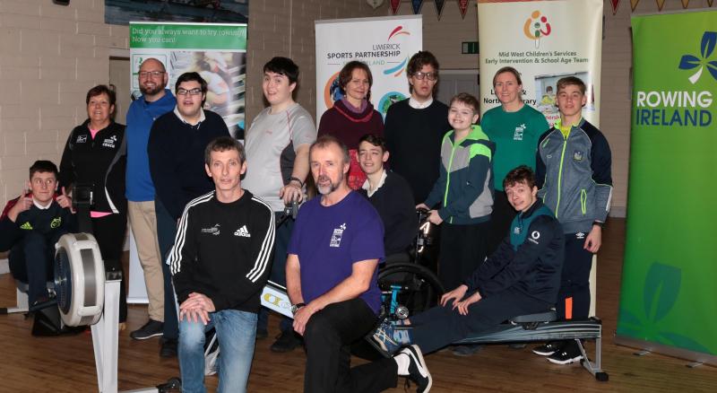 St Michael's RC, Limeick Sports Patnership and Rowing Ireland launch 'Limerick Get Going Get Rowing programme'