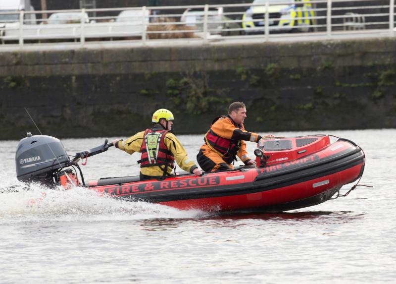 Emergency services rescue four teenagers from River Shannon