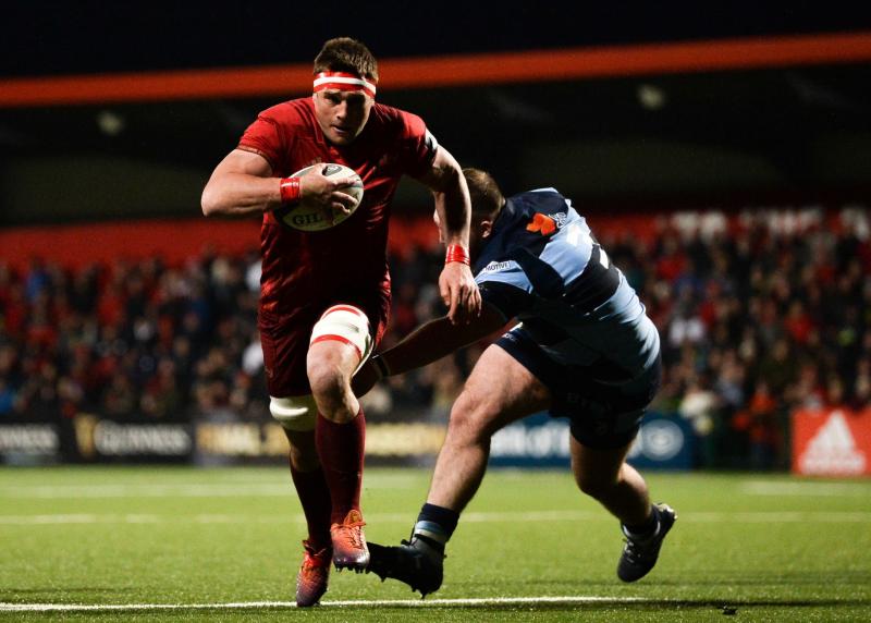 Munster hit Cardiff for six to book PRO14 play-off spot