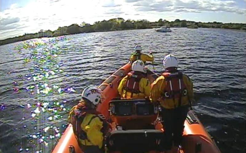 Lough Derg RNLI called into action to assist passengers on stricken motor boat