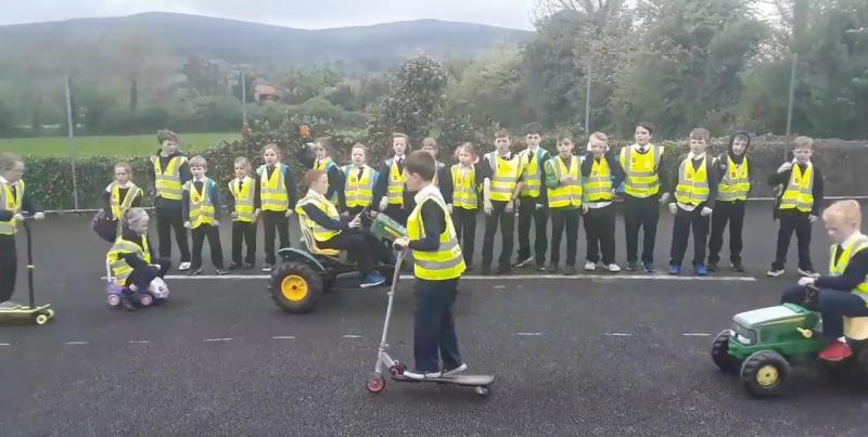 Limerick national school dances for road safety in national competition