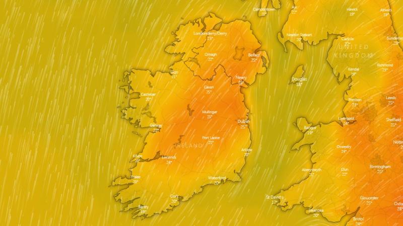 Irish weather forecast for the week ahead