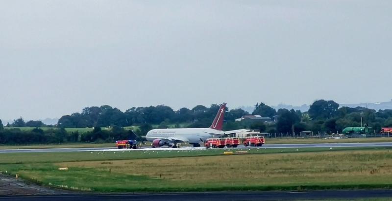 All flights temporarily suspended at Shannon Airport due to aircraft fire 