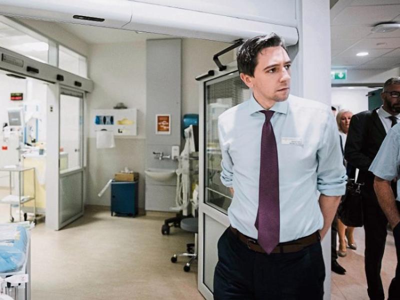 Simon Harris carries out snap inspection of University Hospital Limerick's emergency department