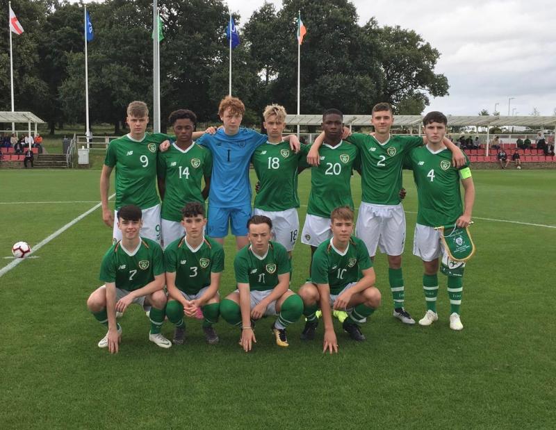 Limerick teenager helps Rep of Ireland U16s secure draw with England