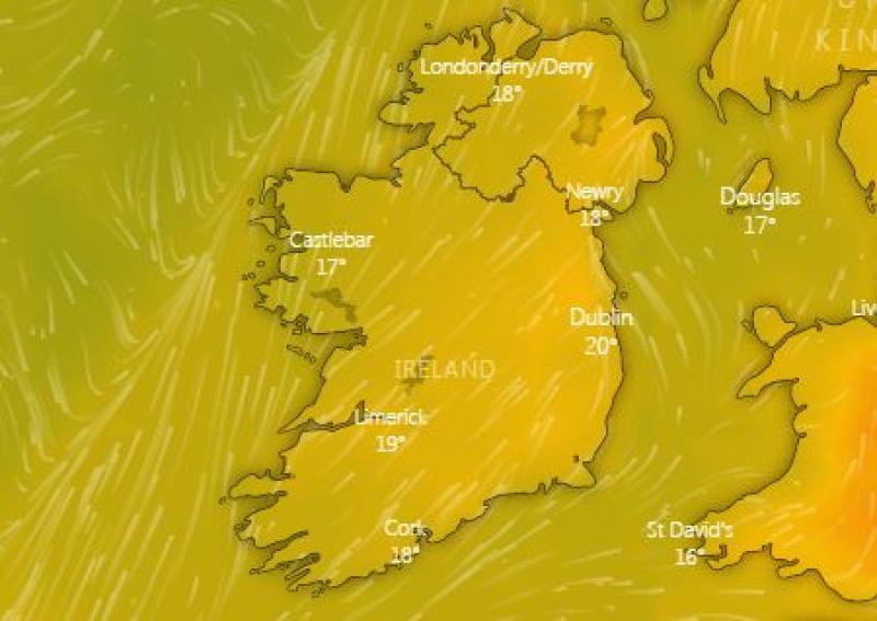 Irish weather forecast for the week ahead 