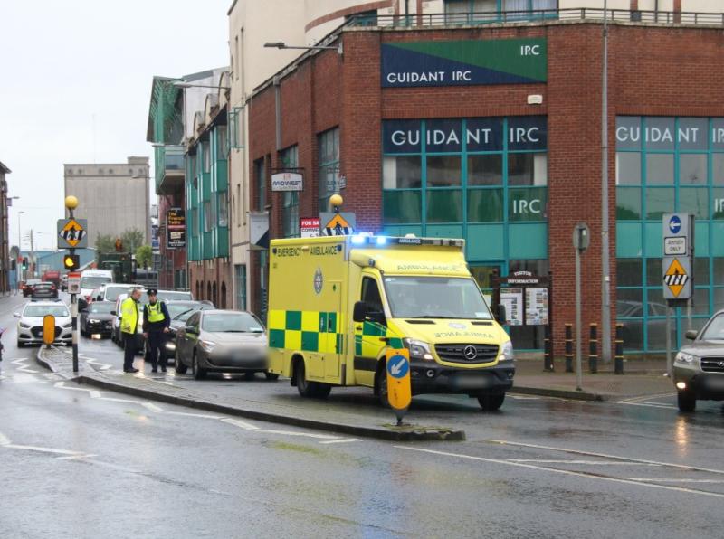 Woman hospitalised after she was struck by car in Limerick city