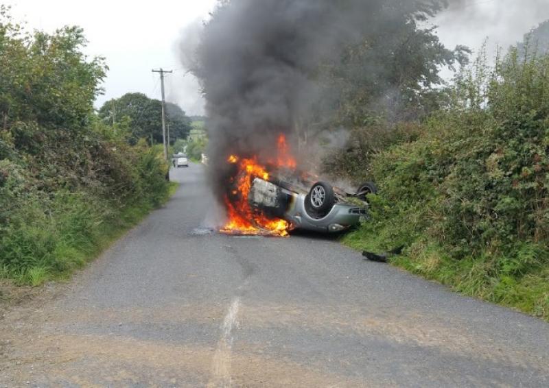 No reported injuries after spectacular crash in County Limerick