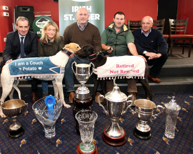 Irish Rugby International launches Irish St Leger in Limerick Greyhound Stadium
