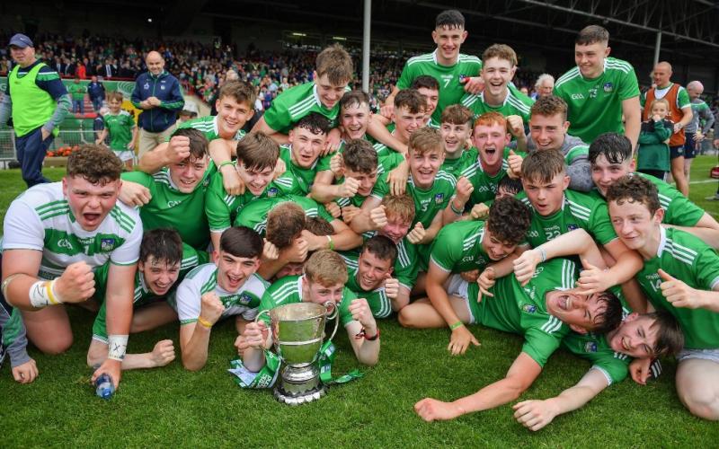 Limerick's 31-strong minor hurling panel to receive their Munster championship medals