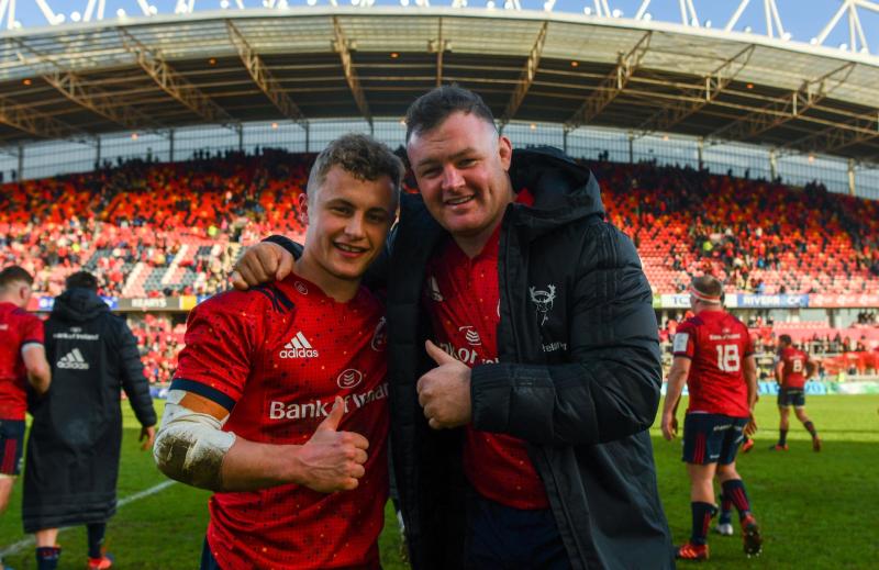 Munster coach Johann van Graan hails young guns Calvin Nash and Craig Casey