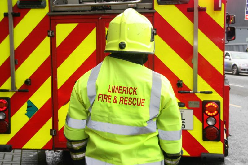 Emergency services tackle early morning house fire in County Limerick