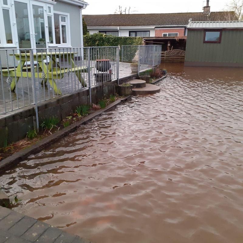 Flooding in Limerick city in Storm Ciara aftermath 