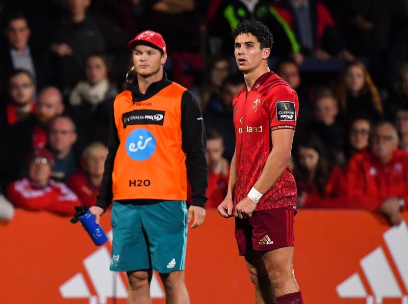 Munster Rugby issue injury updates on Tyler Bleyendaal and Joey Carbery