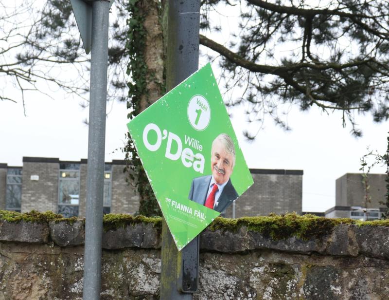 The poster was spotted in Lisnagry earlier this week. PHOTO: MICHAEL COWHEY
