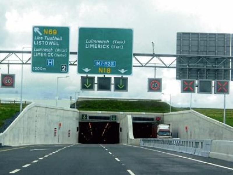 Part of Limerick tunnel was forced to close due to over-height truck 