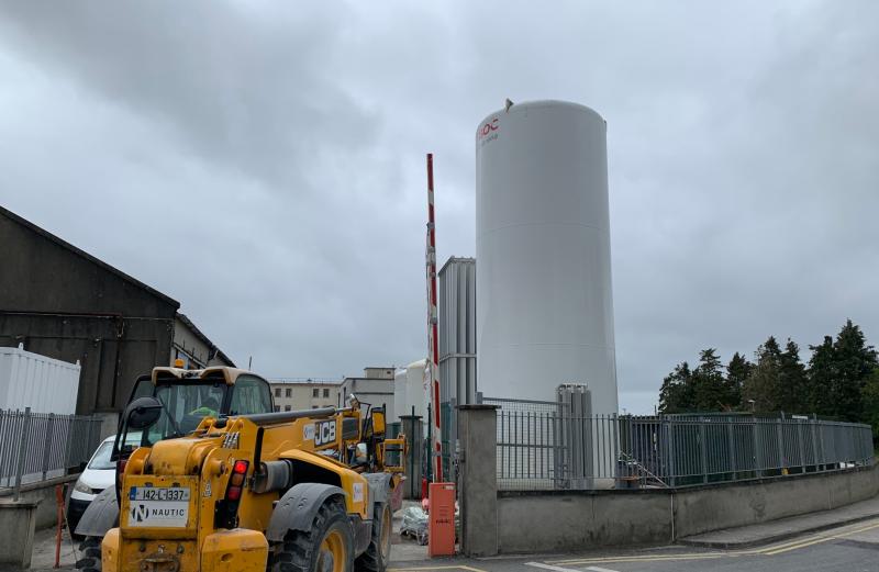 Colossal tank of oxygen installed in University Hospital Limerick 
