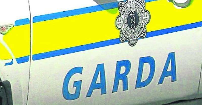 Garda car rammed