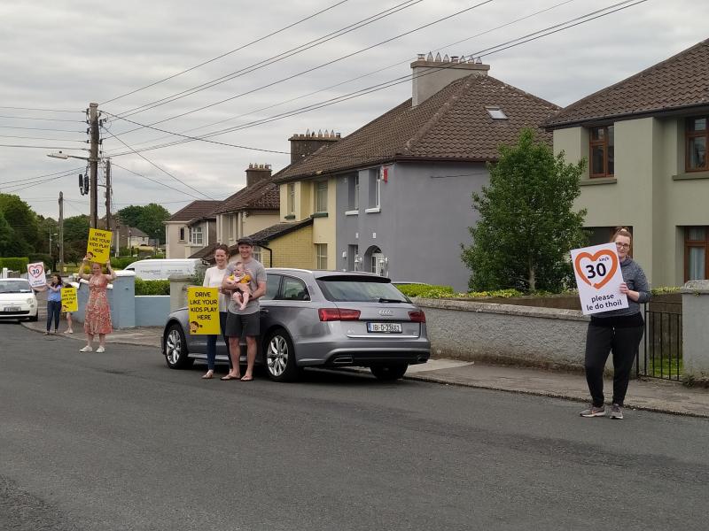 'Drive like your kids play here' say Limerick protesters