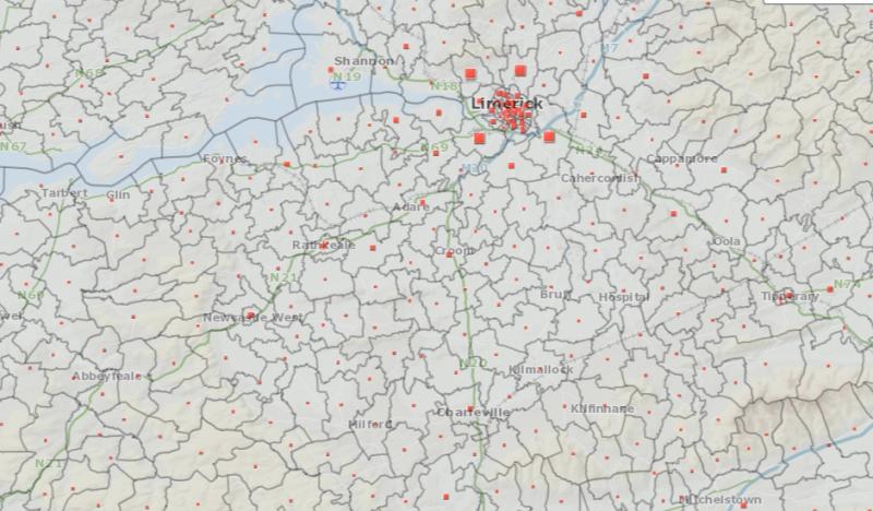 See the number of Covid cases in your part of County Limerick in new map