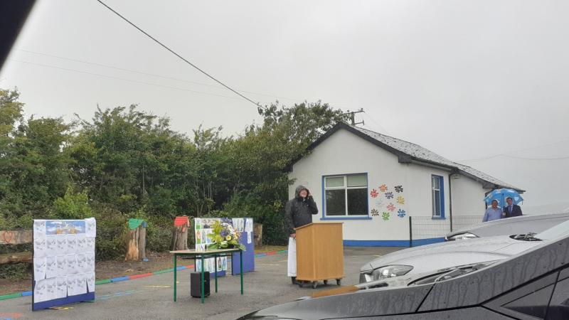 Limerick priest gets baptised at drive-thu Confirmation after heavens open