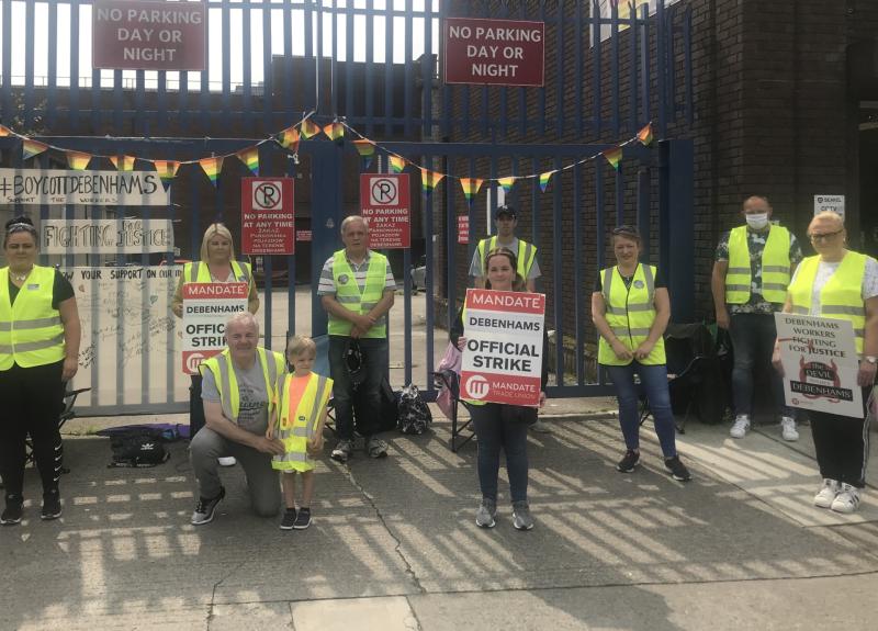 Former Debenhams staff in Limerick vow to continue picket after news emerges of  interest by new retailer