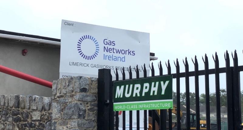 Limerick gardai called to intervene as activist attempted to block entrance to Gas Networks site