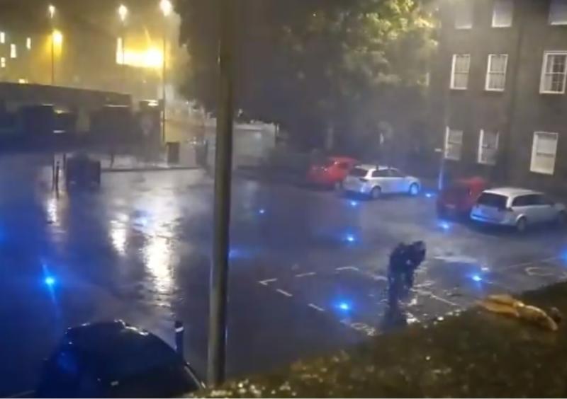 WATCH: More than 10,000 without power in Limerick as Storm Ellen batters the country