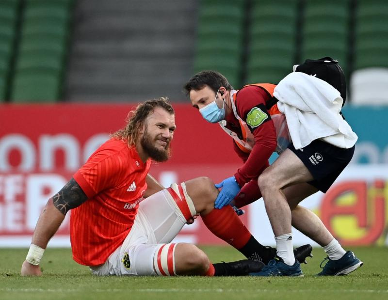 Huge blow for Munster as RG Snyman sustains ACL knee tear