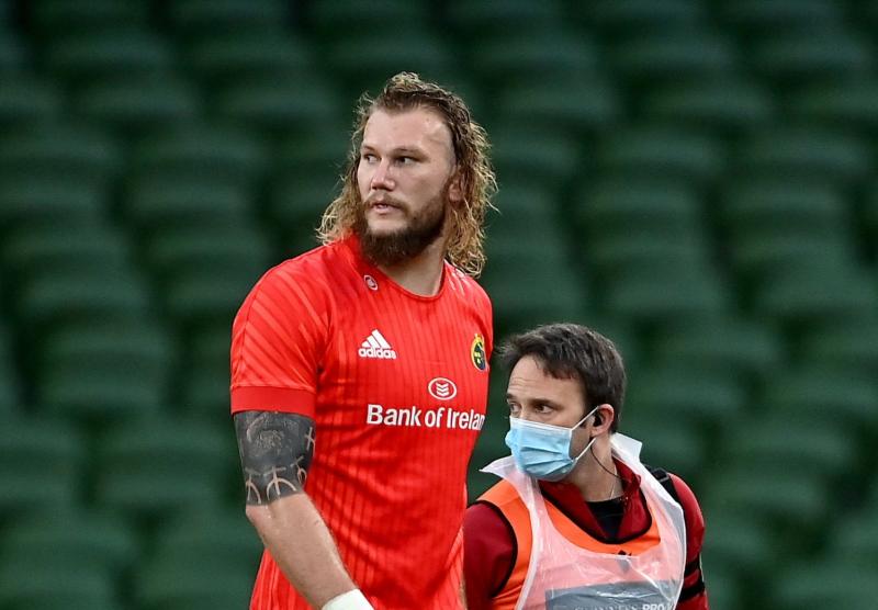 Munster Rugby coach Johann van Graan provides RG Snyman injury update