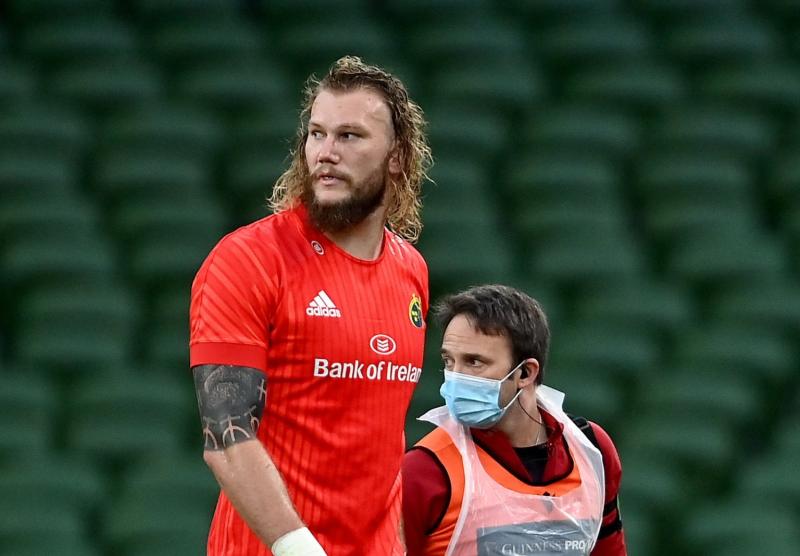 Munster Rugby issue positive RG Snyman injury update 
