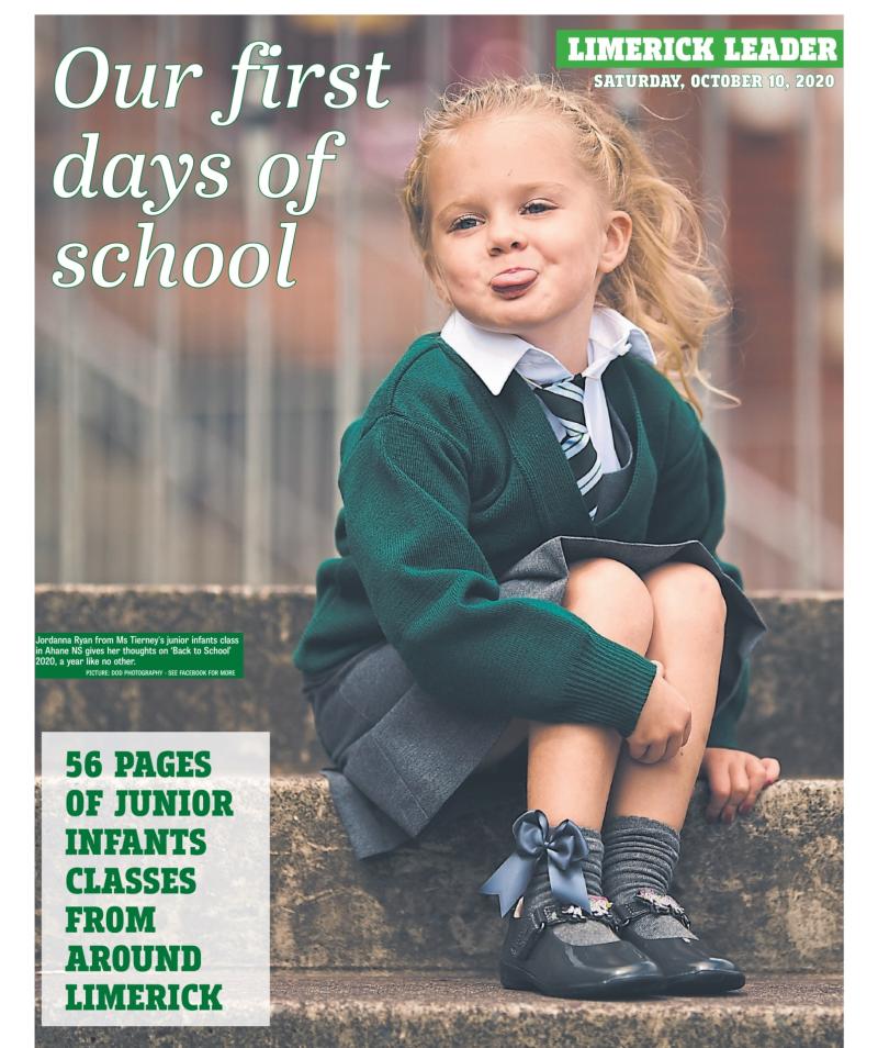 Our first days at school! Limerick Leader special supplement will lift your spirit