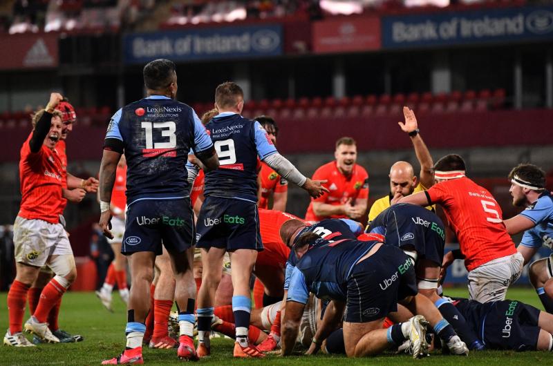 WATCH: Terrific team try seals bonus point win for Munster over Cardiff