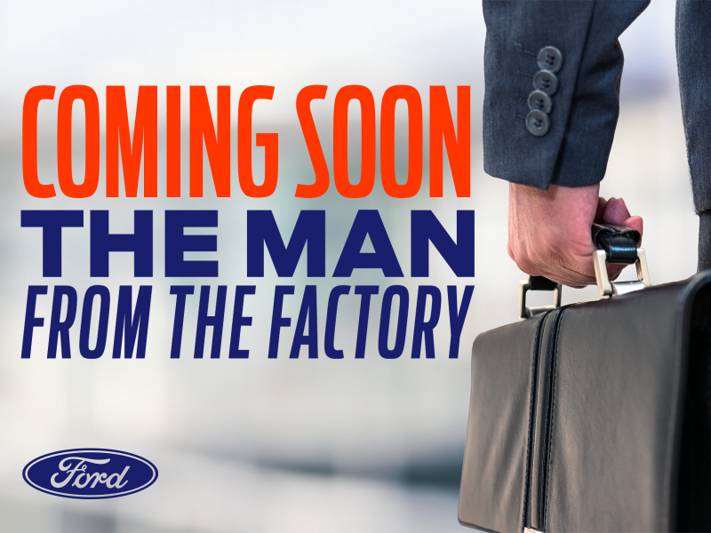 Save on your 2021 Ford with the help of The Man from the Factory!