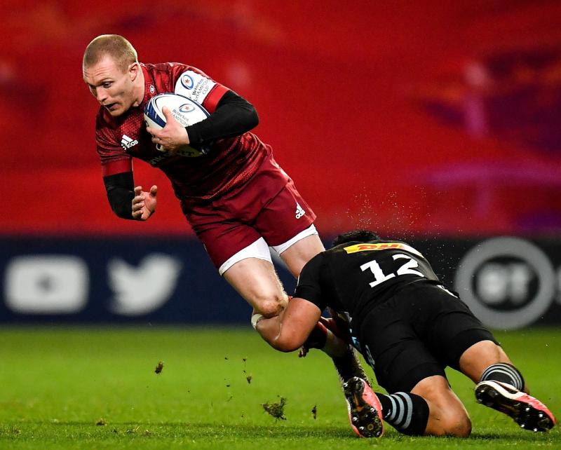 Munster score hard fought Heineken Champions Cup win over 'Quins